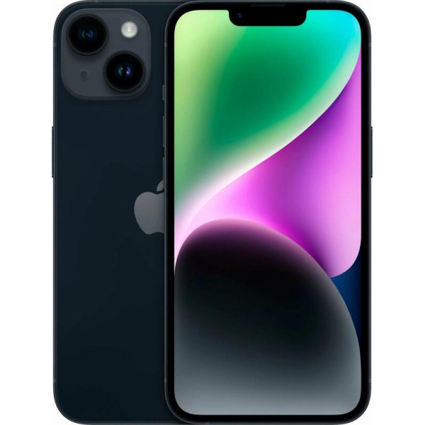 Apple iPhone 14, 128Gb, nano SIM+eSIM, Black (черный)