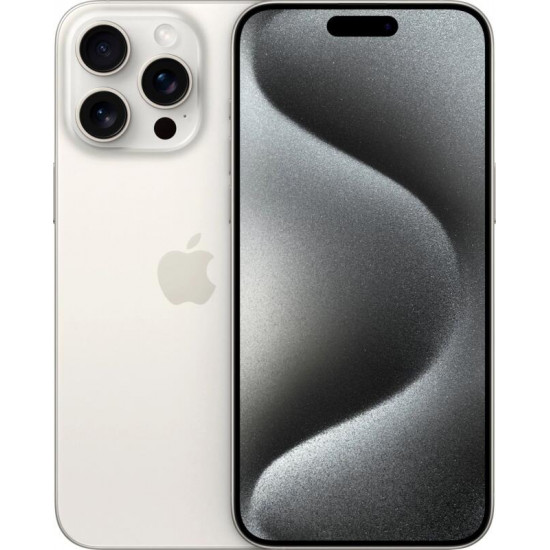 Смартфон Apple iPhone 15 Pro Max, 256Gb, Dual eSIM, White Titanium (Белый)