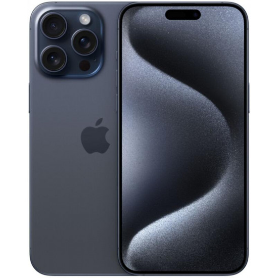 Смартфон Apple iPhone 15 Pro Max, 512Gb, Dual eSIM, Blue Titanium (Синий)