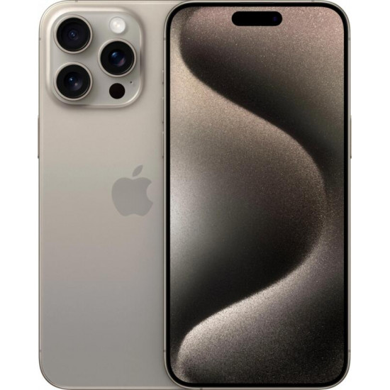 Смартфон Apple iPhone 15 Pro Max, 512Gb, Dual nano SIM, Natural Titanium (Серый)