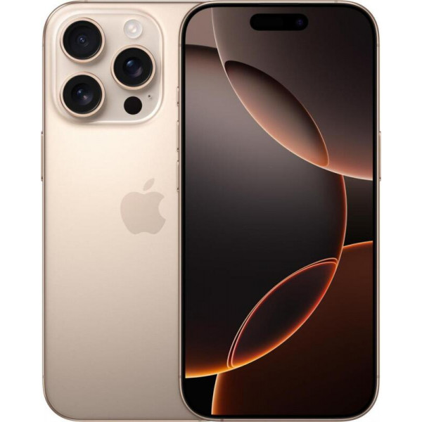 Смартфон Apple iPhone 16 Pro Max, 512Gb, Desert Titanium (nano SIM+eSIM) (Пустынный) Смартфон Apple iPhone 16 Pro Max, 512Gb, Desert Titanium (nano SIM+eSIM) (Пустынный)